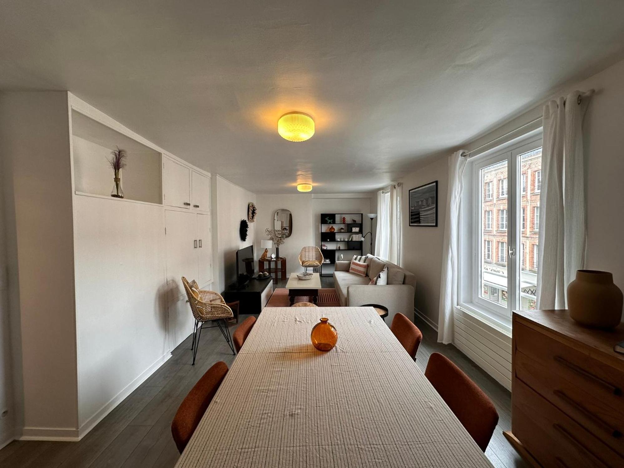 Large Apartment In City Center Honfleur Esterno foto