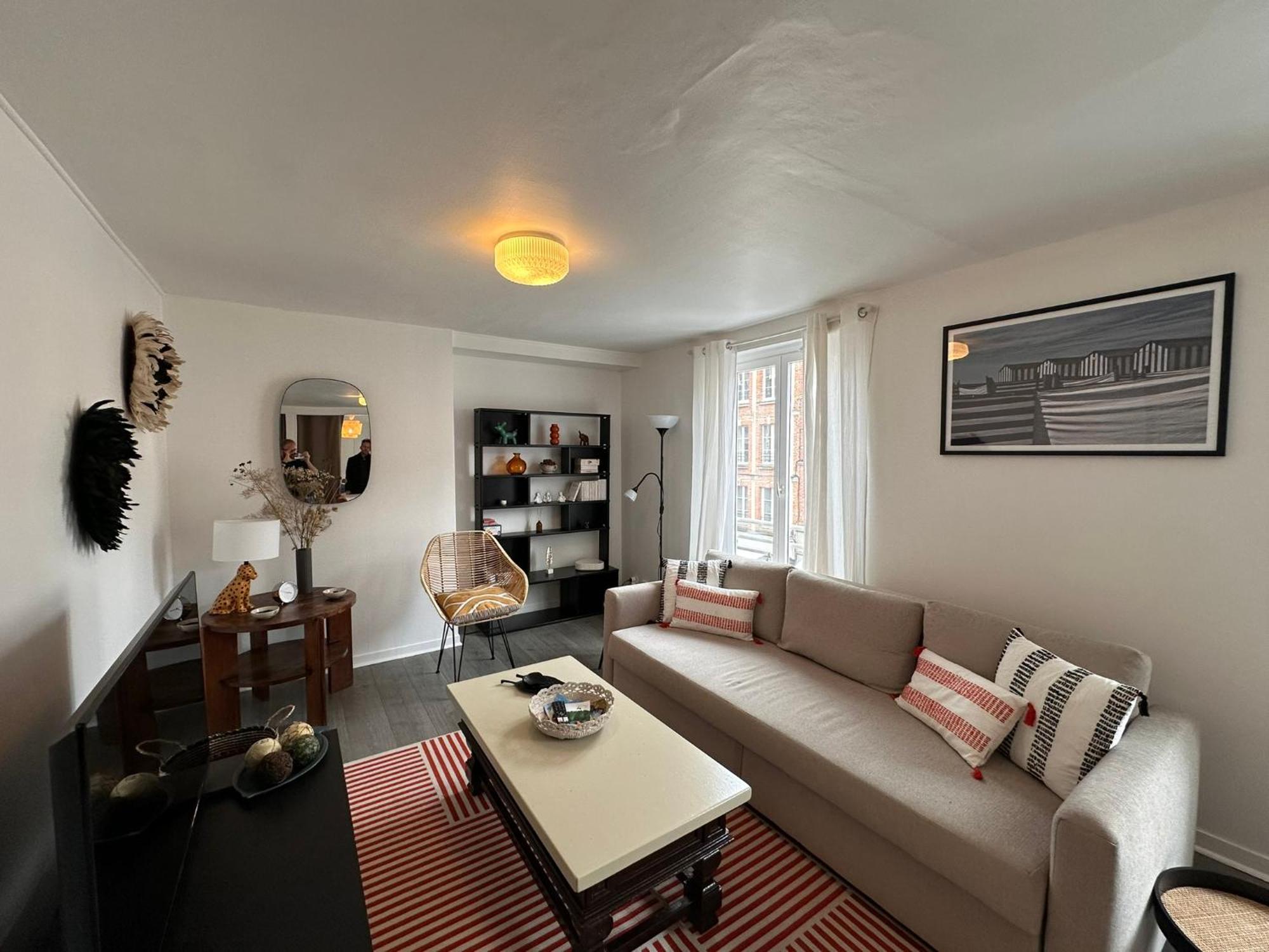 Large Apartment In City Center Honfleur Esterno foto